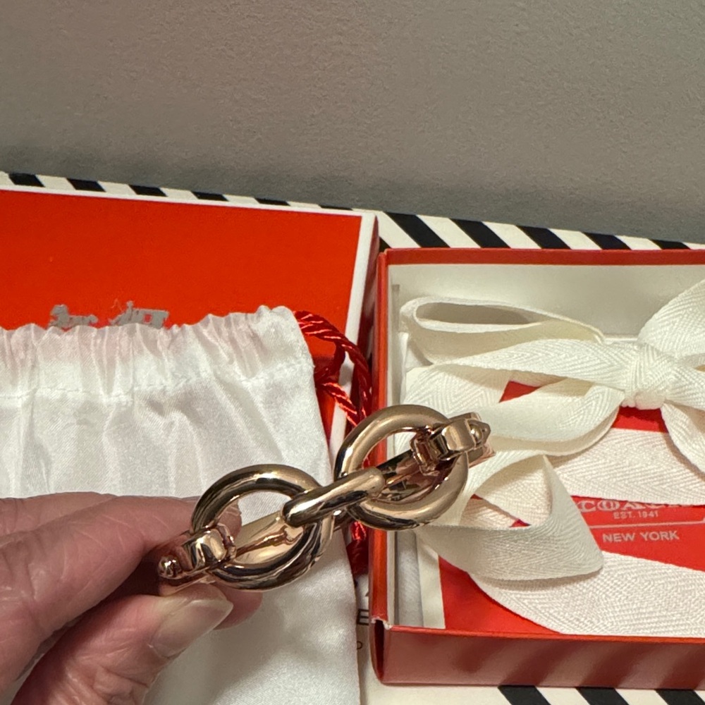 Coach Rose Gold bangle